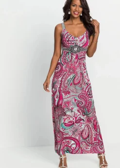 Clearance Maxikleid mit Applikationen Damen Kleider
