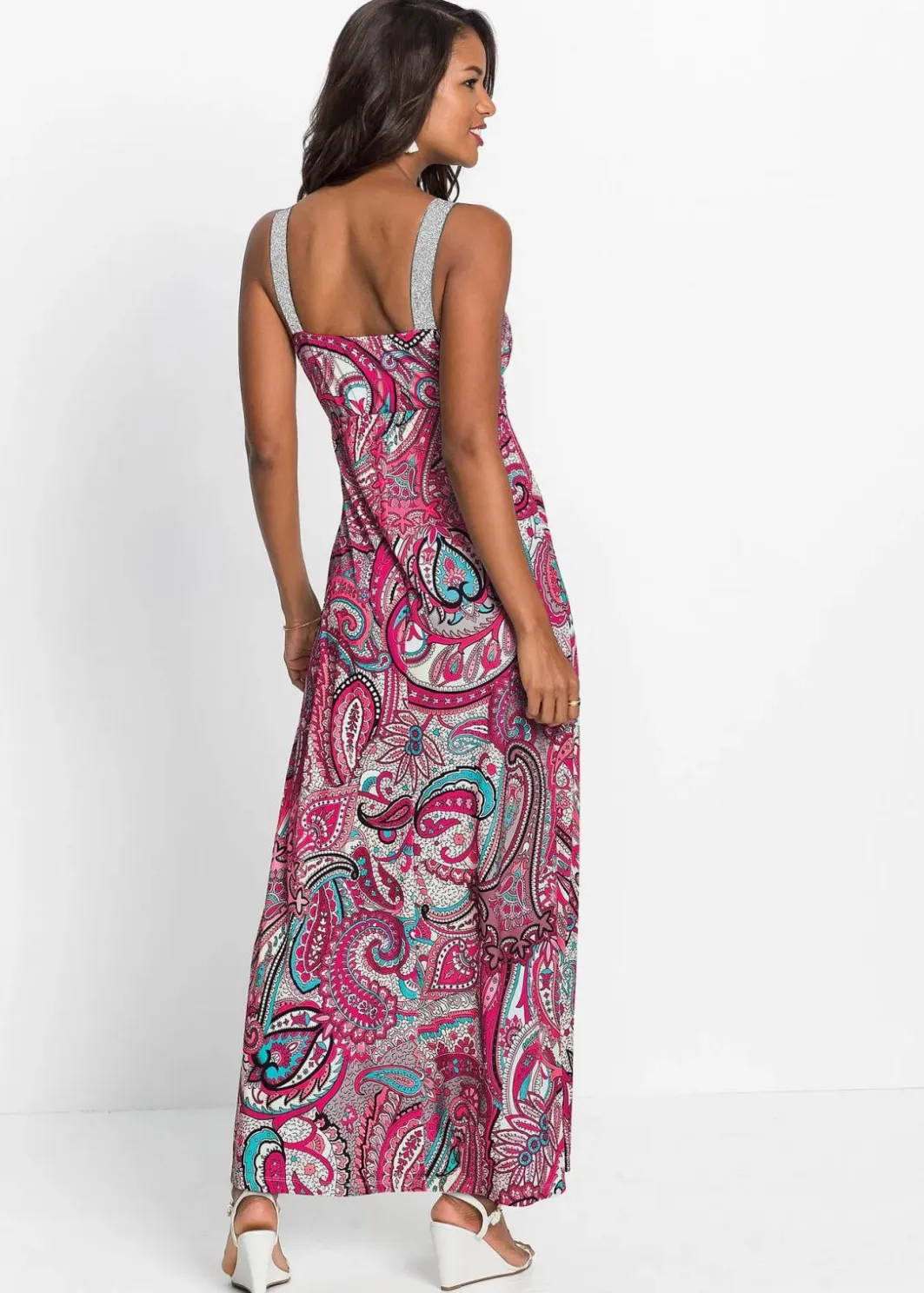 Clearance Maxikleid mit Applikationen Damen Kleider