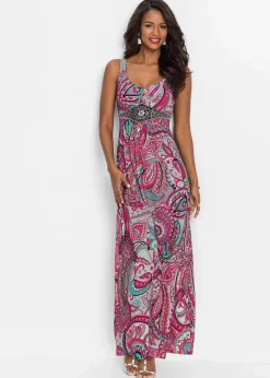 Clearance Maxikleid mit Applikationen Damen Kleider