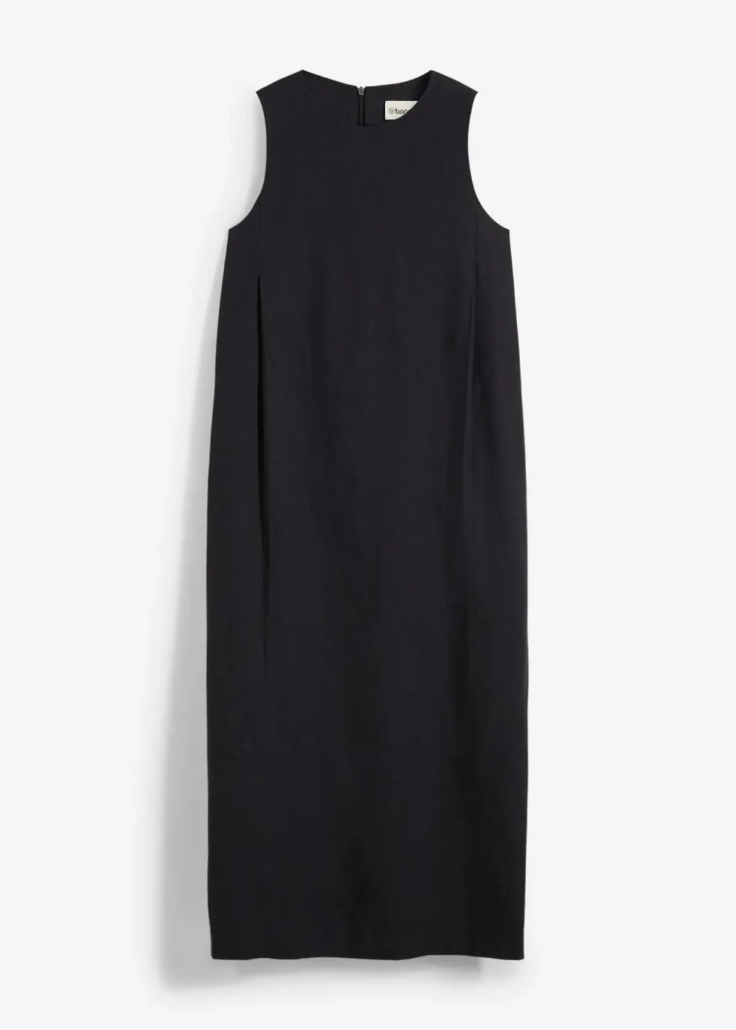 Damen bonprix Kleider|Maxikleid mit Eingriffstaschen aus Viskose-Mix