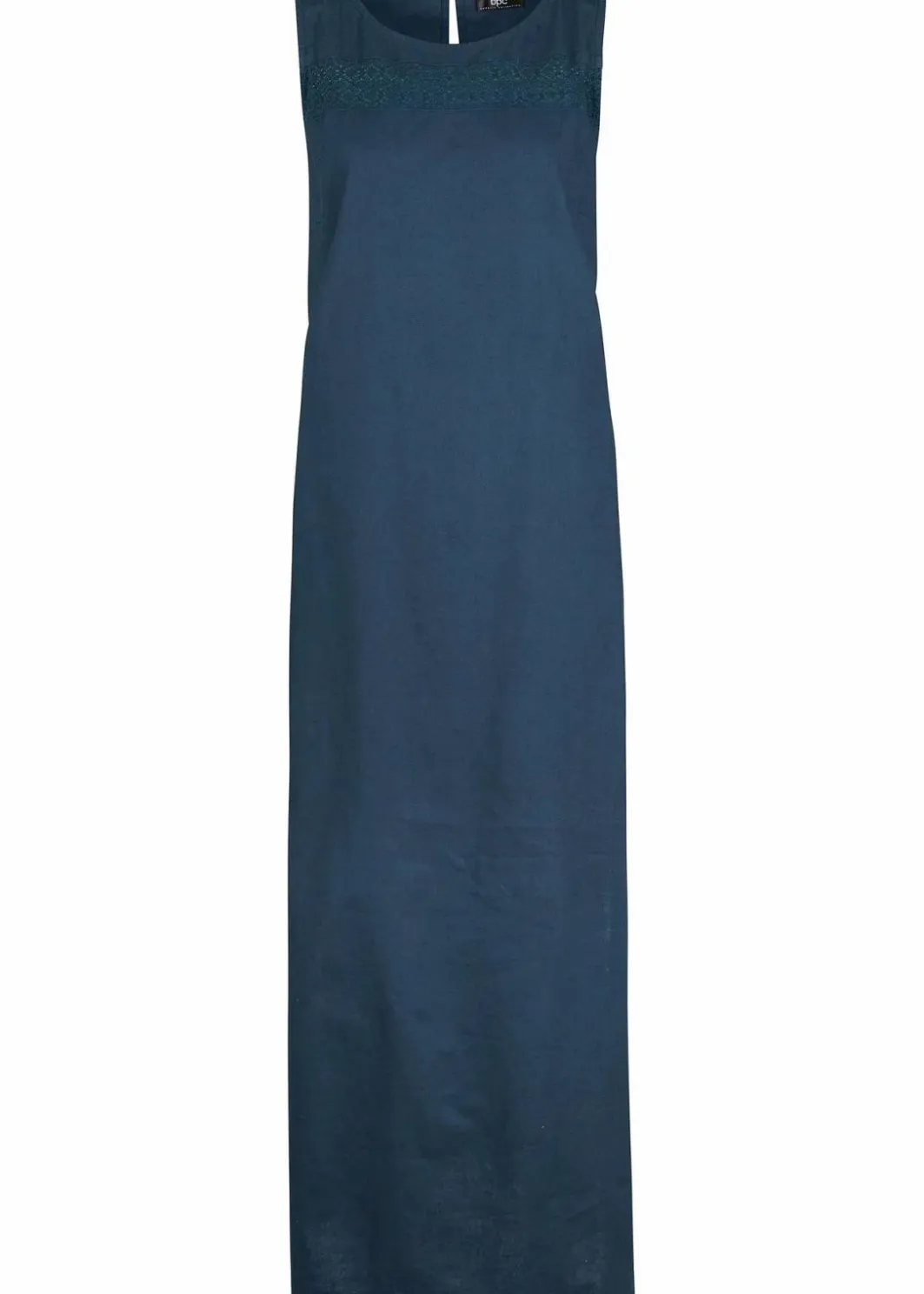 Damen bonprix Bekleidung·Pullover & Strickjacken|Kleider|Maxi-Kleid mit Leinen