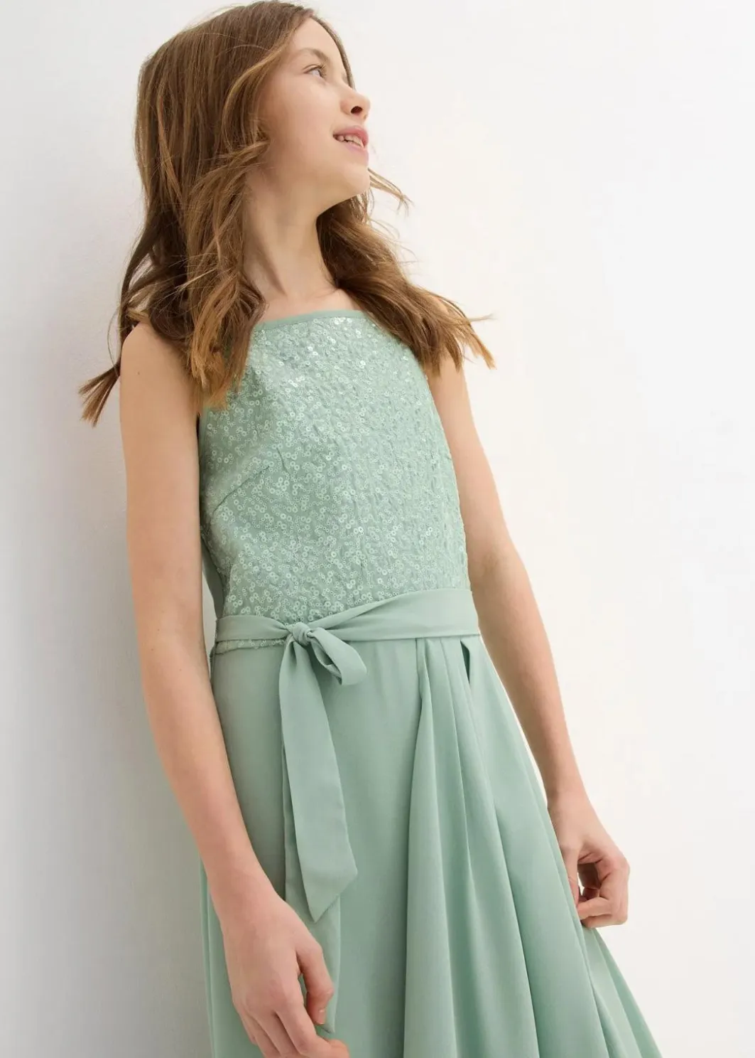 Hot Maxikleid mit Pailletten Kinder Mädchen 9-16 Jahre·Kleider & Jumpsuits|Mädchen 2-8 Jahre·Nachhaltigere Materialien
