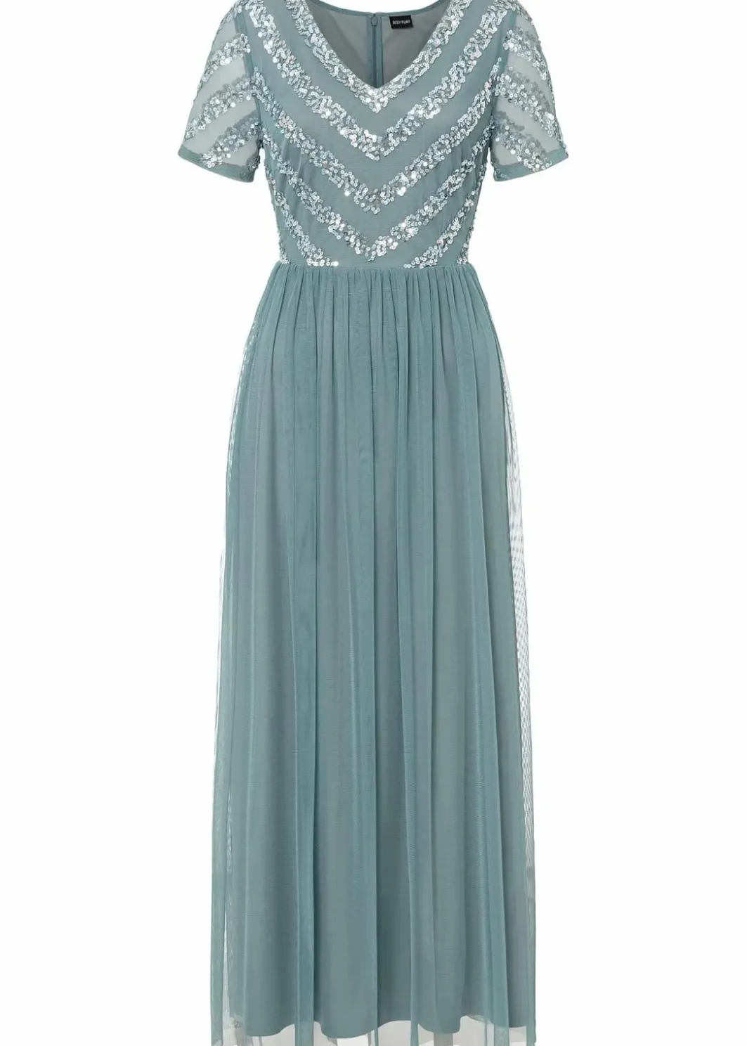 Clearance Maxikleid mit Paillettenstickerei Damen Bekleidung·Pullover & Strickjacken|Festliche Mode