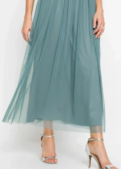 Clearance Maxikleid mit Paillettenstickerei Damen Bekleidung·Pullover & Strickjacken|Festliche Mode