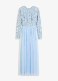 New Maxikleid mit Paillettenstickerei Damen Bekleidung·Pullover & Strickjacken|Festliche Mode
