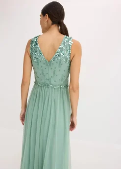 Online Maxikleid mit Paillettenstickerei Damen Kleider|Festliche Mode