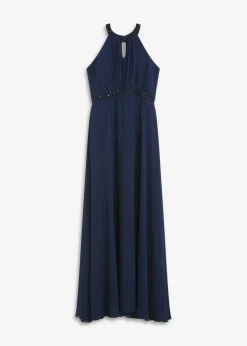 Clearance Maxikleid mit Perlenapplikation Damen Festliche Mode|Kleider