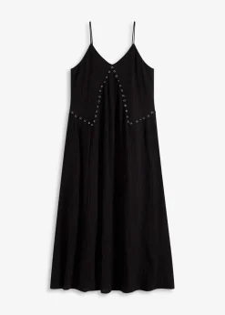 Discount Maxikleid mit Ösen-Verzierung Damen Kleider