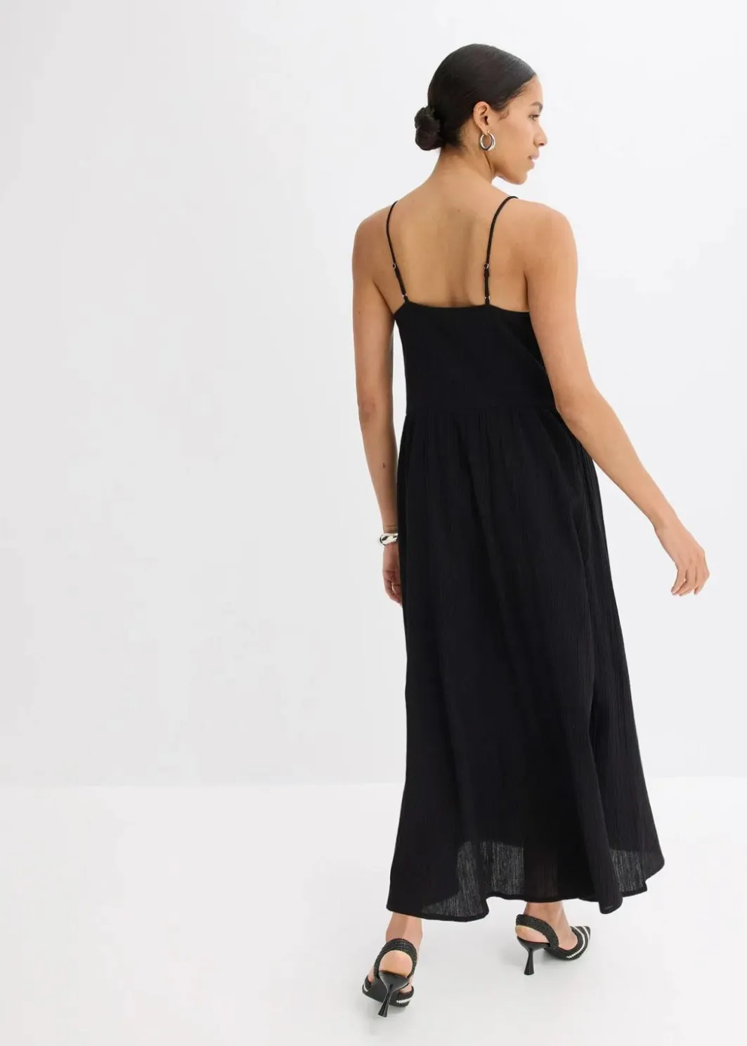 Discount Maxikleid mit Ösen-Verzierung Damen Kleider
