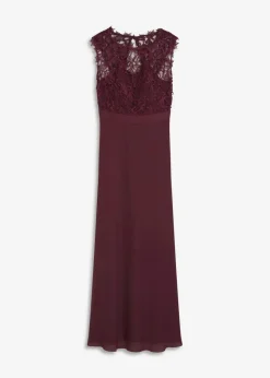 Damen bonprix Kleider|Festliche Mode|Maxikleid mit Spitze