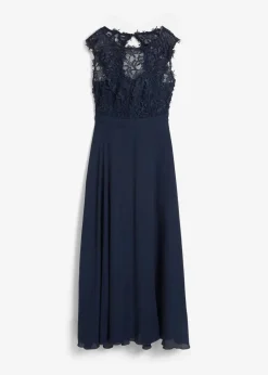 Damen bonprix Kleider|Festliche Mode|Maxikleid mit Spitze