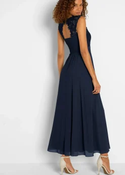Damen bonprix Kleider|Festliche Mode|Maxikleid mit Spitze