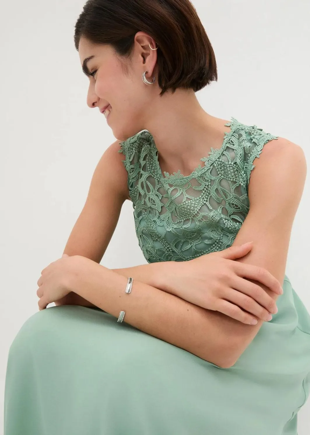 Hot Maxikleid mit Spitze Damen Kleider|Festliche Mode