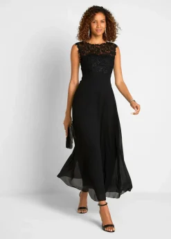 Outlet Maxikleid mit Spitze Damen Kleider|Festliche Mode