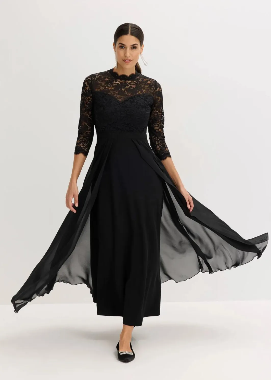 New Maxikleid mit Spitze Damen Kleider|Festliche Mode