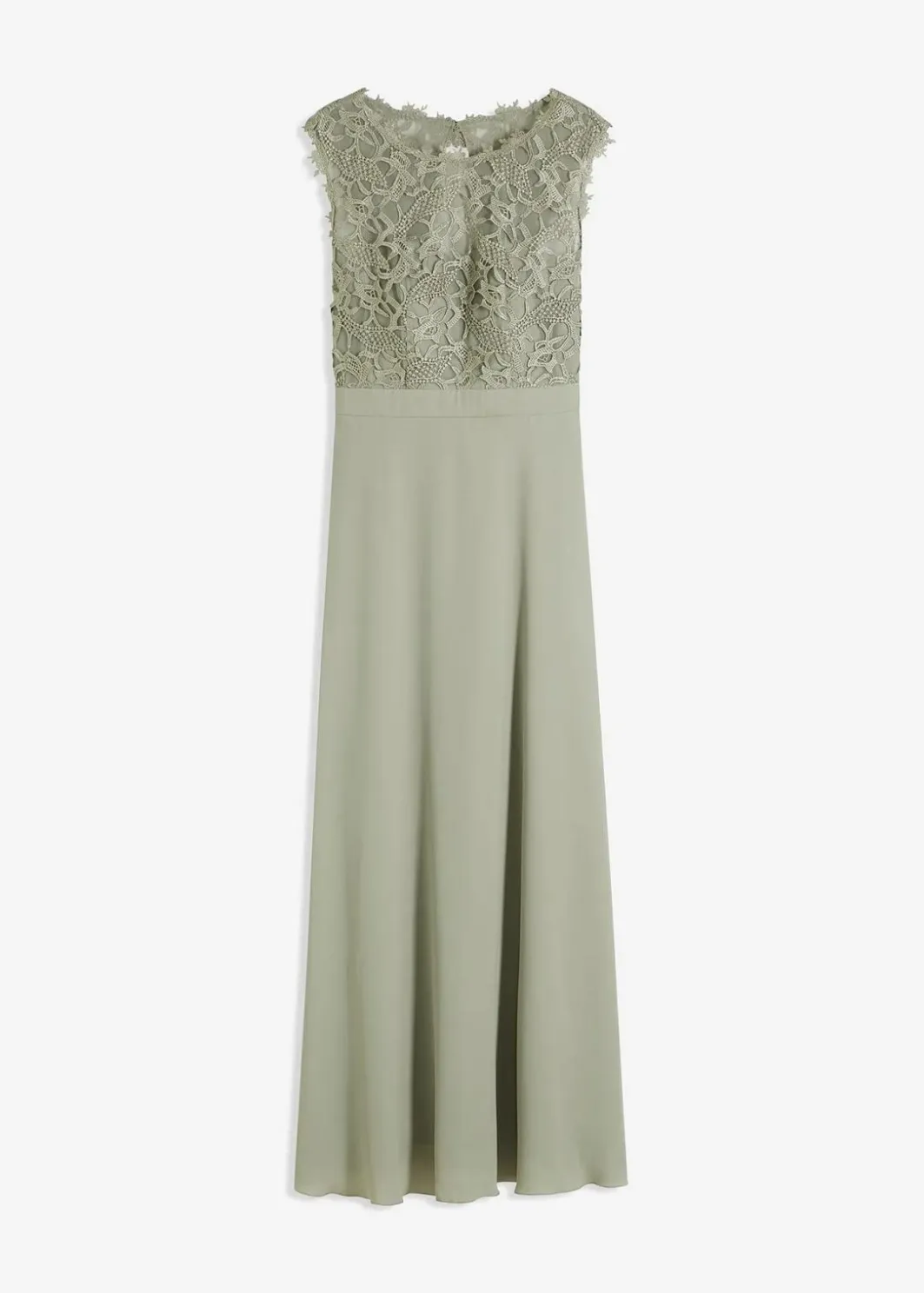 Damen bonprix Kleider|Festliche Mode|Maxikleid mit Spitze