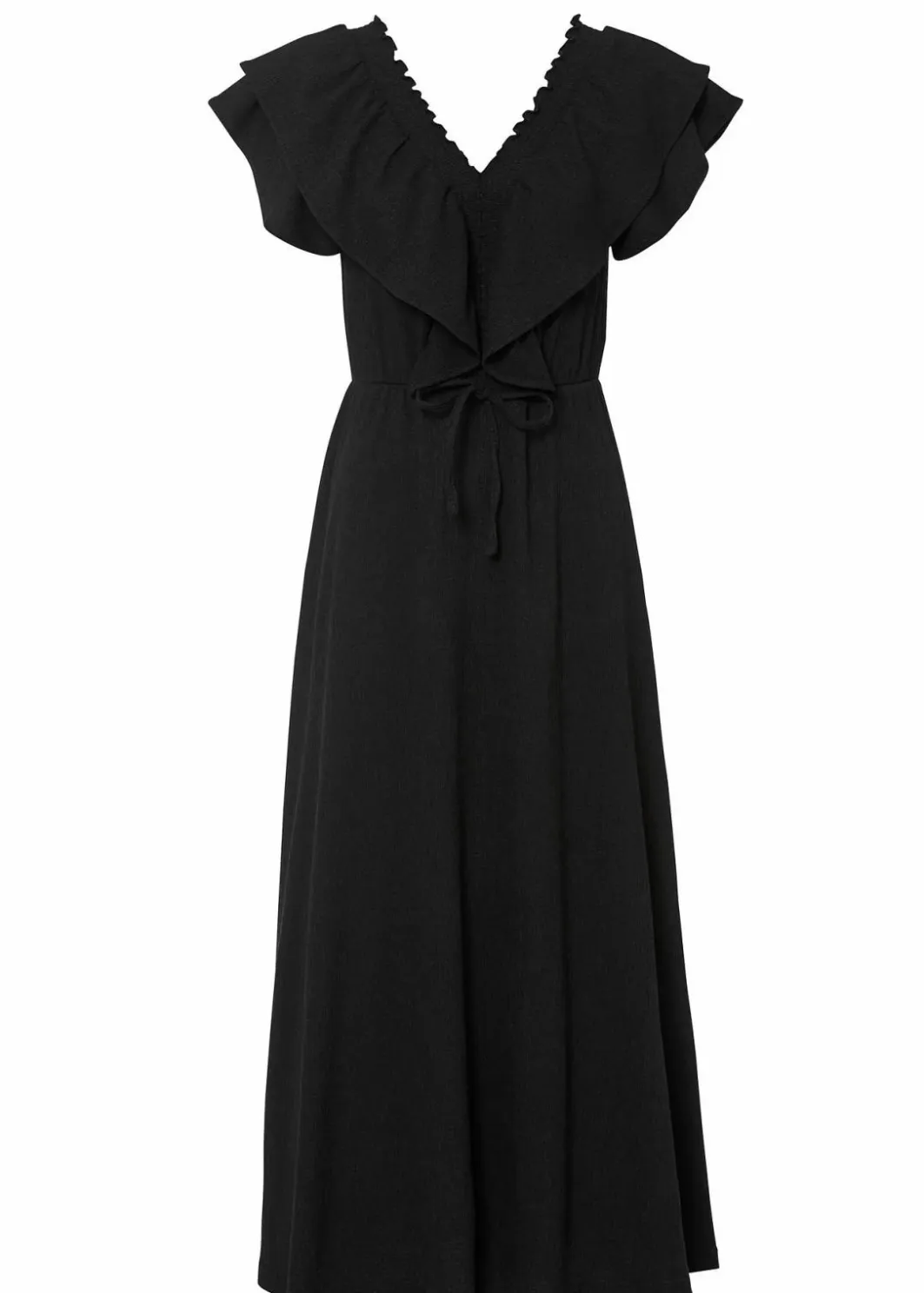 Damen bonprix Kleider|Maxikleid mit Volant