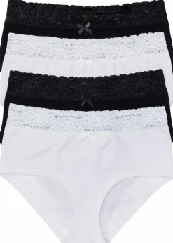New Maxipanty (4er Pack) Damen Höschen|Baumwollunterwäsche