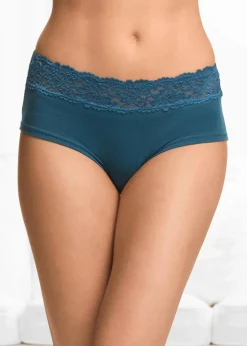 Damen bonprix Wäsche·Baumwollunterwäsche|Wäsche·Höschen|Maxipanty (4er Pack)