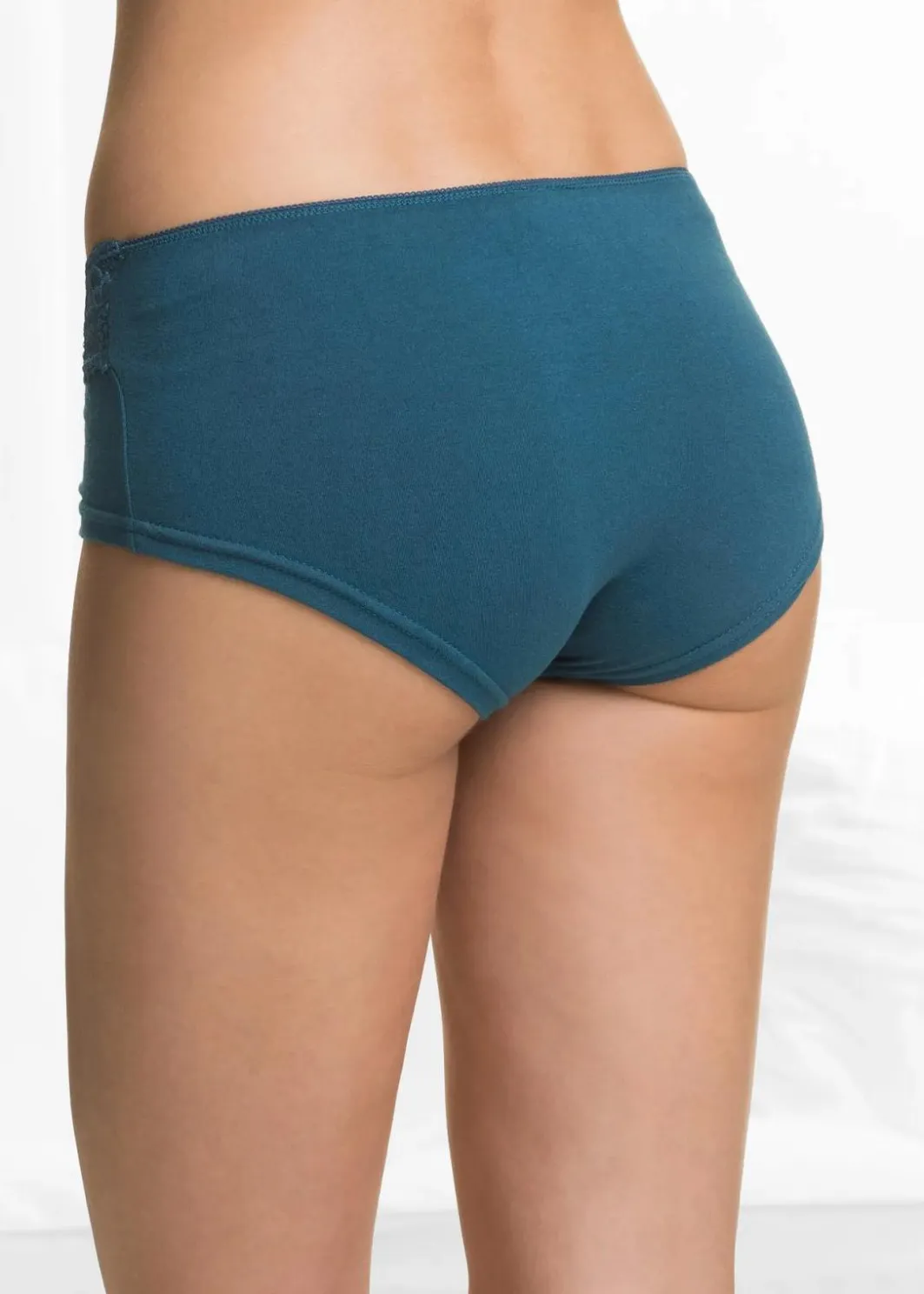 Damen bonprix Wäsche·Baumwollunterwäsche|Wäsche·Höschen|Maxipanty (4er Pack)