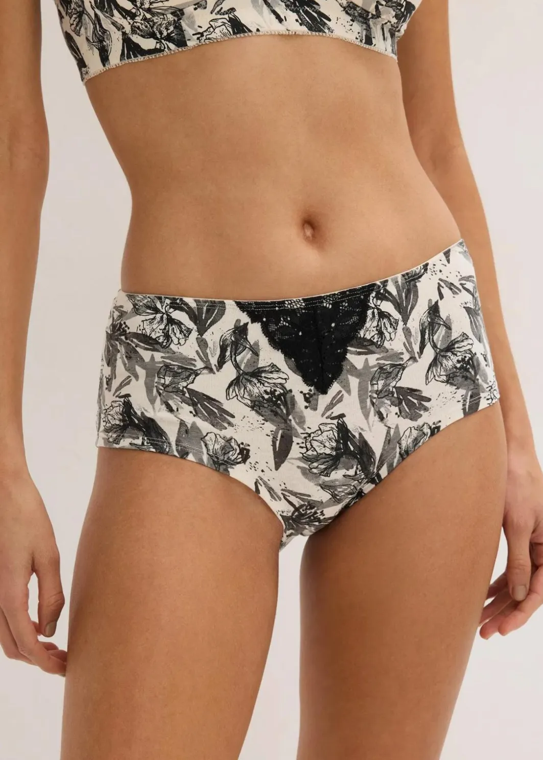 Damen bonprix Wäsche·Höschen|Höschen|Maxipanty (4er Pack)