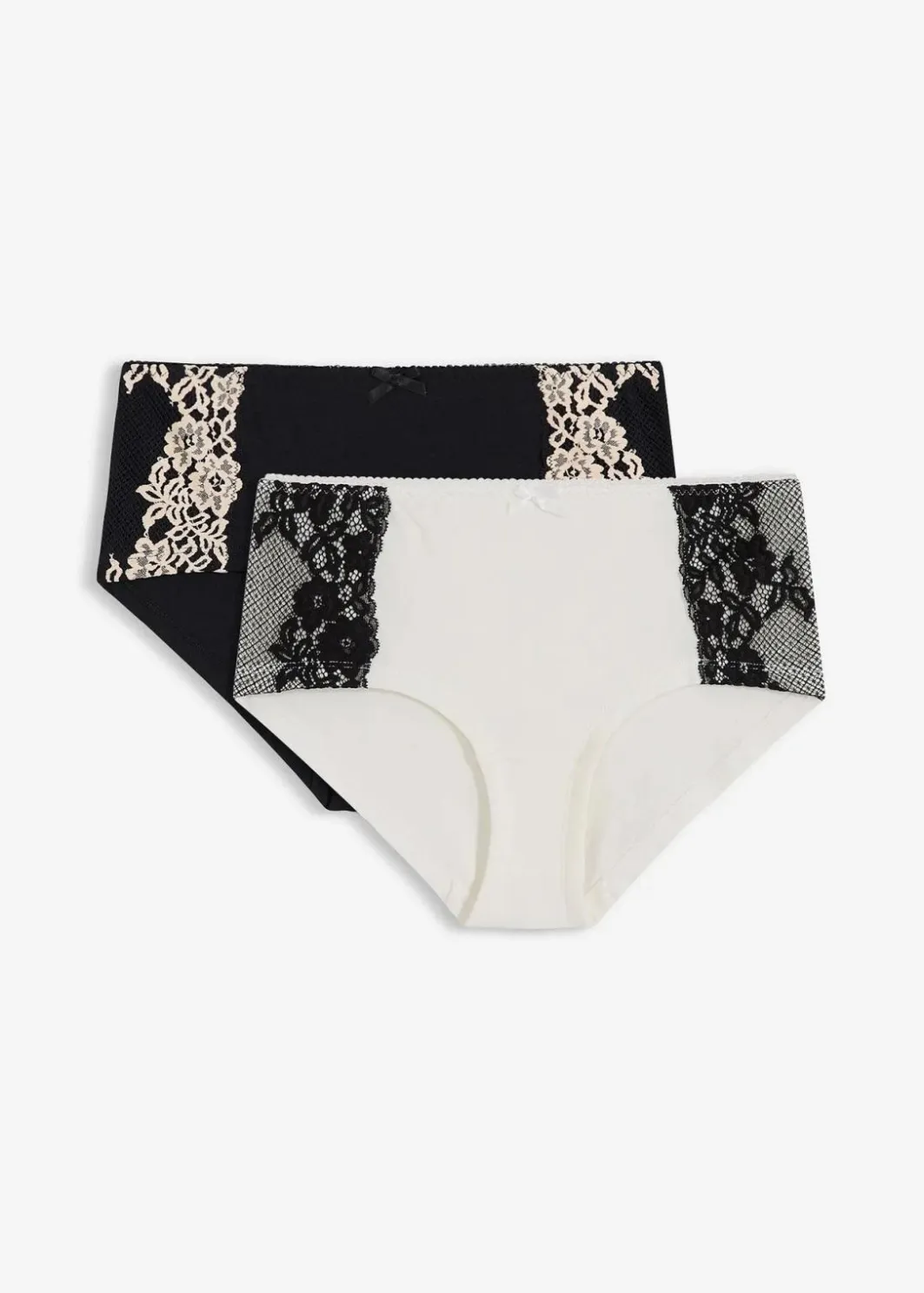 Damen bonprix Wäsche·Höschen|Nachhaltigere Materialien|Maxipanty mit Bio-Baumwolle (4er Pack)