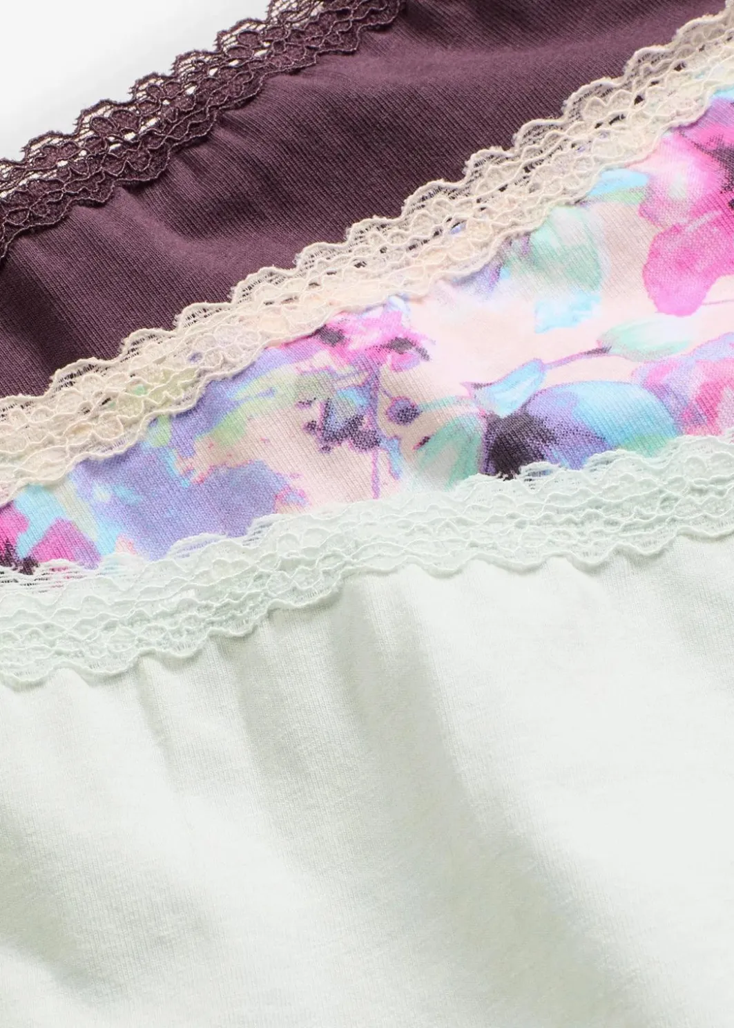 Damen bonprix Wäsche·Baumwollunterwäsche|Wäsche·Höschen|Maxipanty mit Bio-Baumwolle (4er Pack)