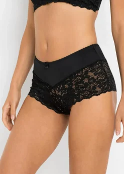 Damen bonprix Wäsche·Dessous|Wäsche·Höschen|Maxipanty mit Spitze