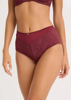 Damen bonprix Wäsche·Höschen|Nachhaltigere Materialien|Maxipanty mit zarter Spitze