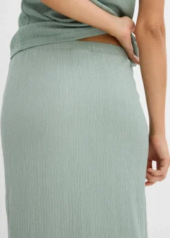 Damen bonprix Bekleidung·Sportbekleidung|Zweiteiler & Sets|Maxirock aus leichtem Crêpe