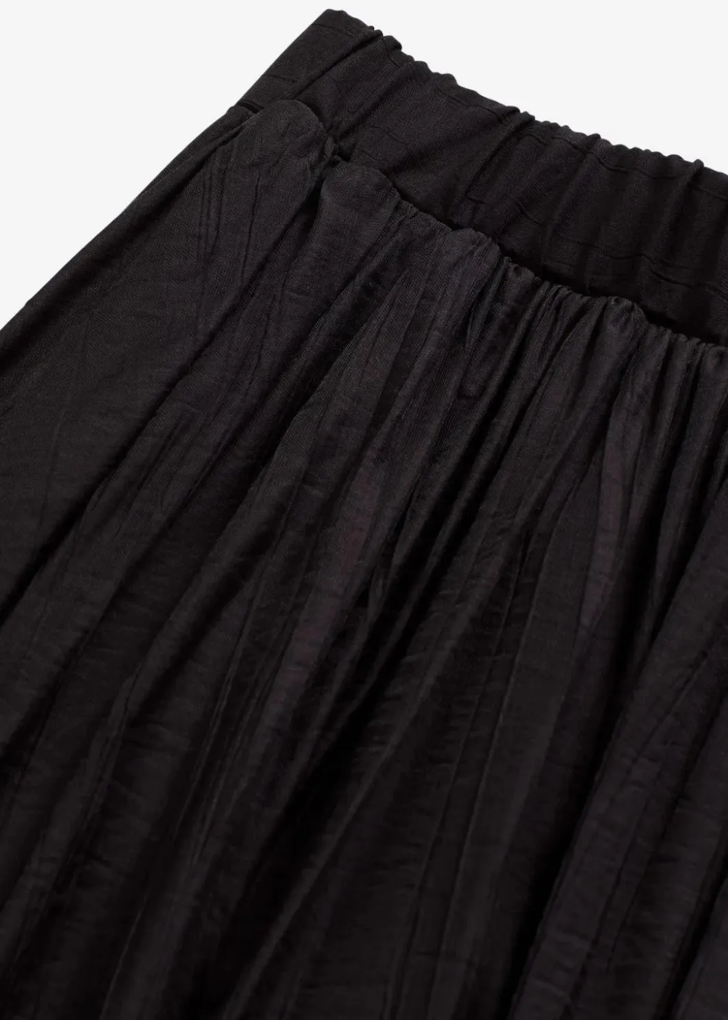 Damen bonprix Röcke|Bekleidung·Sportbekleidung|Maxirock aus strukturiertem Crinkle