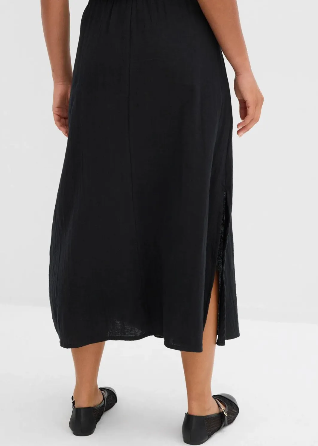 Discount Maxirock aus weichem Musselin Damen Bekleidung·Sportbekleidung|Röcke
