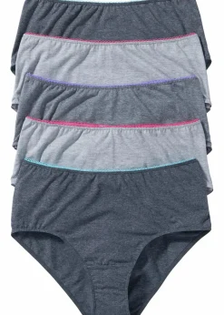 Damen bonprix Wäsche·Baumwollunterwäsche|Wäsche·Höschen|Maxislip (5er Pack)