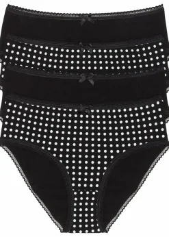 Clearance Maxislip (4er Pack) Damen Wäsche·Baumwollunterwäsche|Wäsche·Höschen