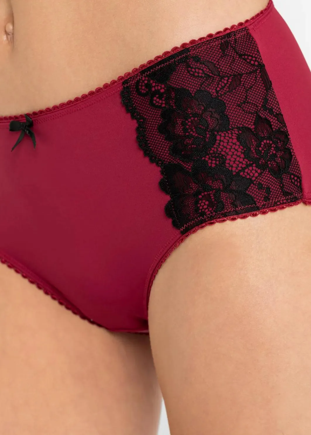 Damen bonprix Wäsche·Höschen|Höschen|Maxislip Microfaser (3er Pack)