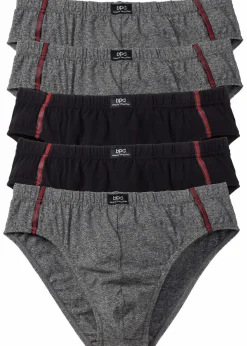 Herren bonprix Slips|Große Größen|Maxislip mit Baumwolle (5er Pack)