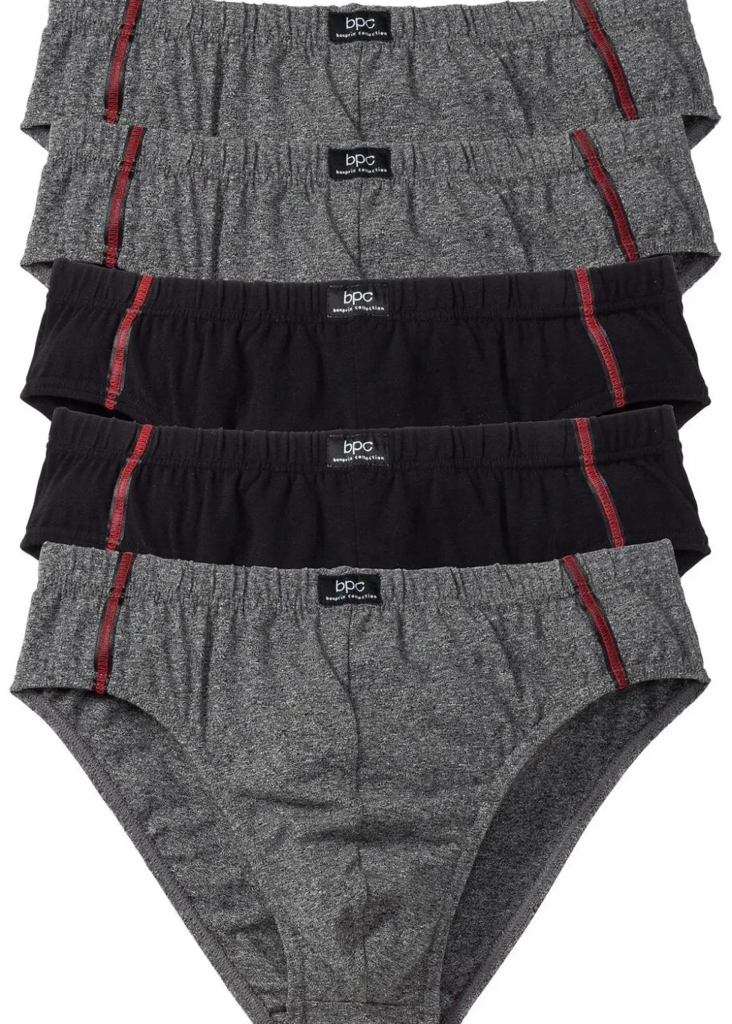 Herren bonprix Slips|Große Größen|Maxislip mit Baumwolle (5er Pack)