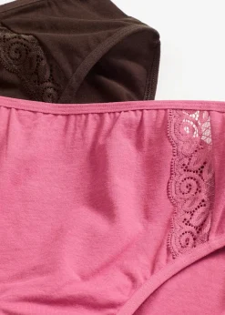Damen bonprix Wäsche·Baumwollunterwäsche|Wäsche·Höschen|Maxislip mit Bio-Baumwolle (4er Pack)