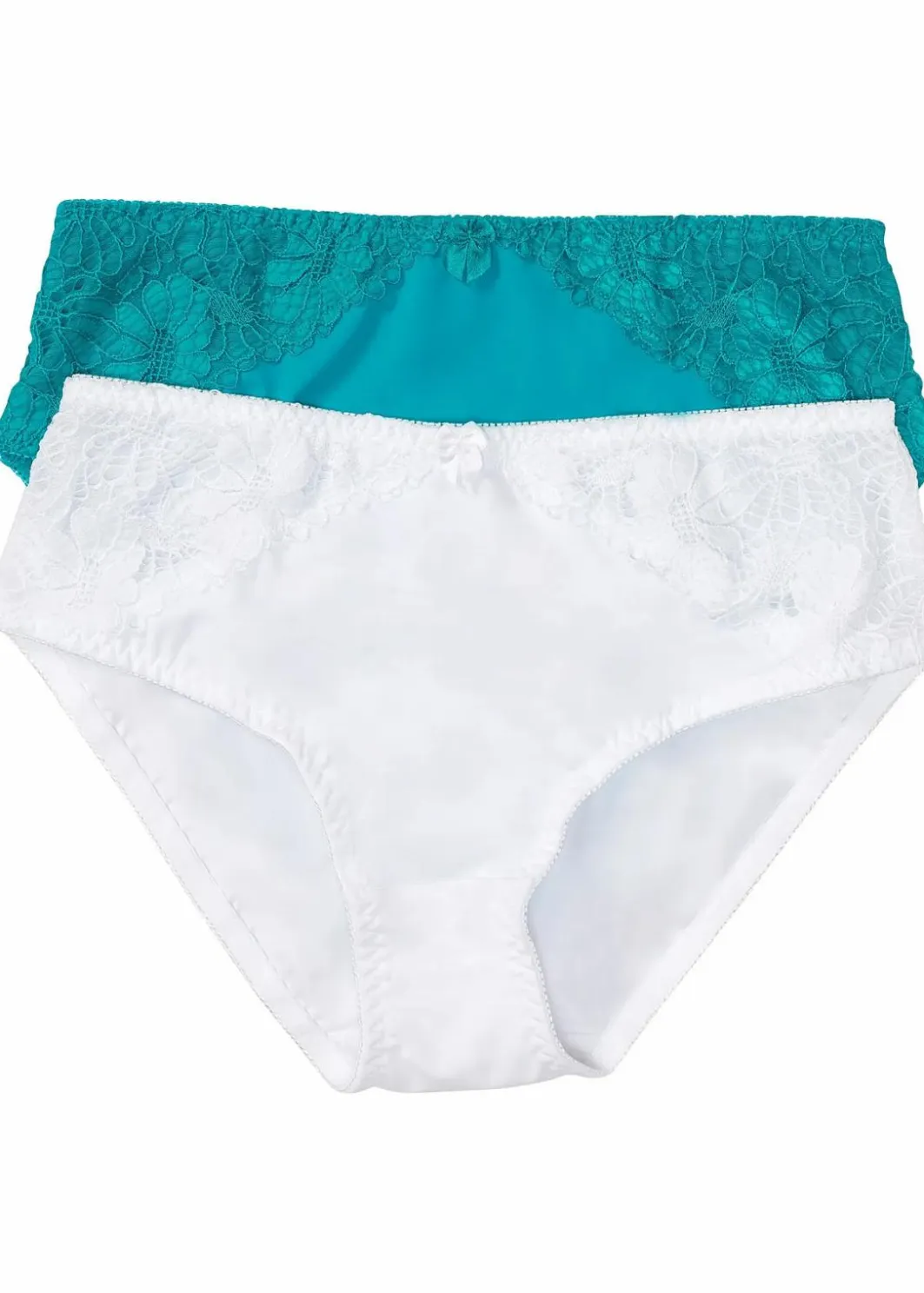 Hot Maxislip mit Spitze (2er Pack) Damen Nachhaltigere Materialien|Höschen