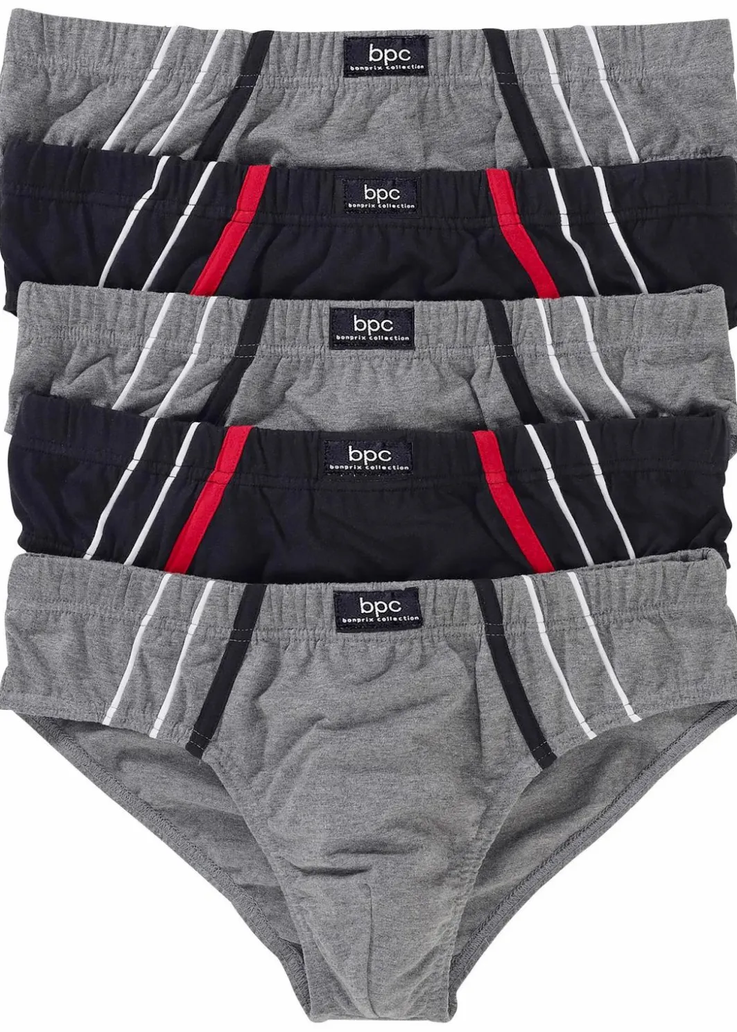Herren bonprix Slips|Wäsche|Maxislip mit weicher Baumwolle (5er Pack)