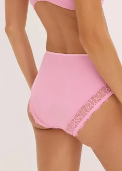 Damen bonprix Nachhaltigere Materialien|Höschen|Maxislip mit zarter Spitze