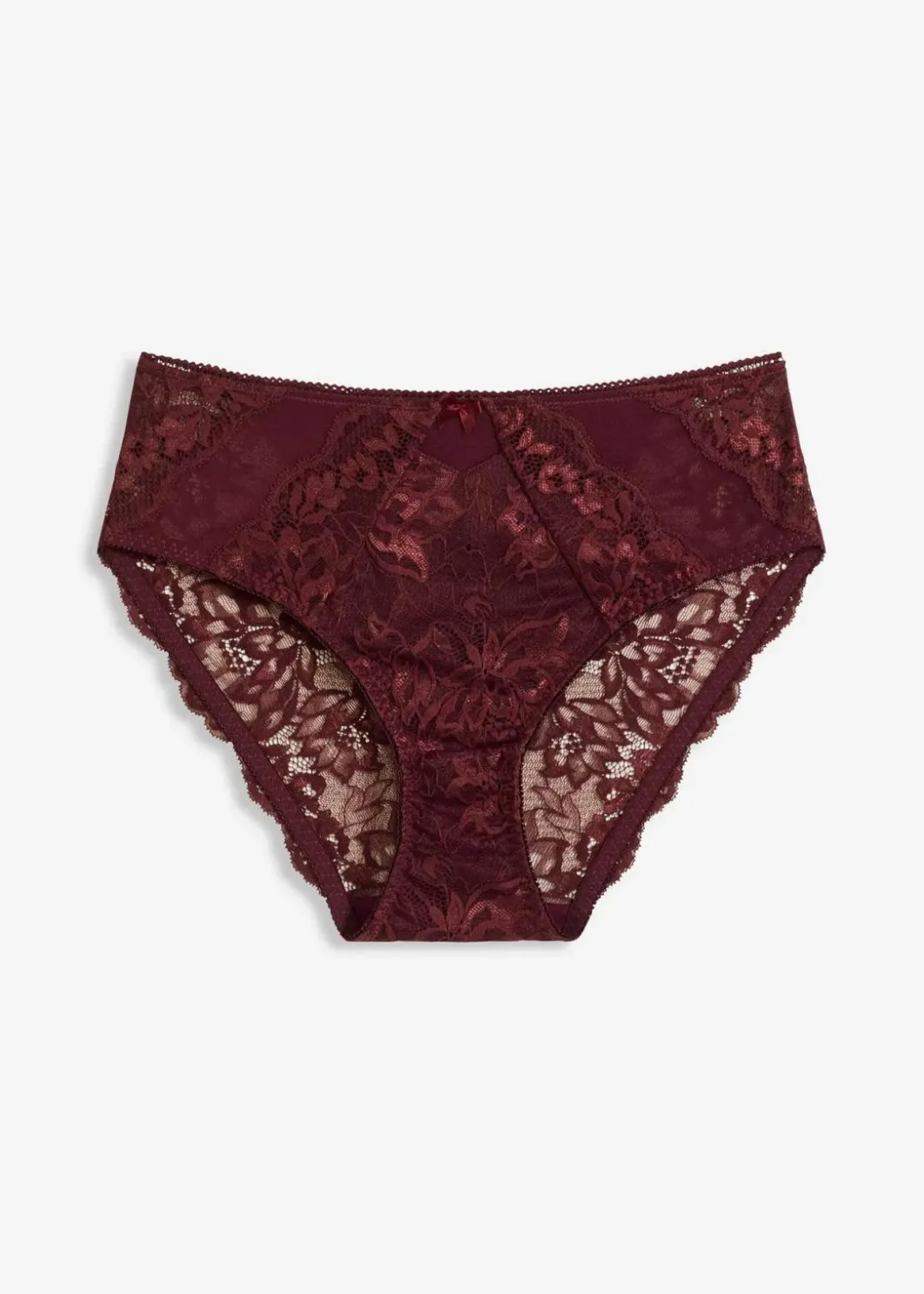 Damen bonprix Wäsche·Dessous|Wäsche·Höschen|Maxislip mit zarter Spitze