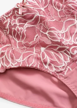Damen bonprix Wäsche·Dessous|Wäsche·Höschen|Maxislip mit zarter Spitze