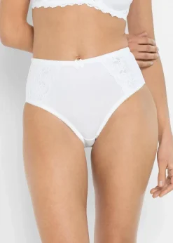 Clearance Maxislip mit zarter Spitze (2er Pack) Damen Nachhaltigere Materialien|Höschen