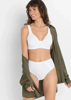 Clearance Maxislip mit zarter Spitze (2er Pack) Damen Nachhaltigere Materialien|Höschen