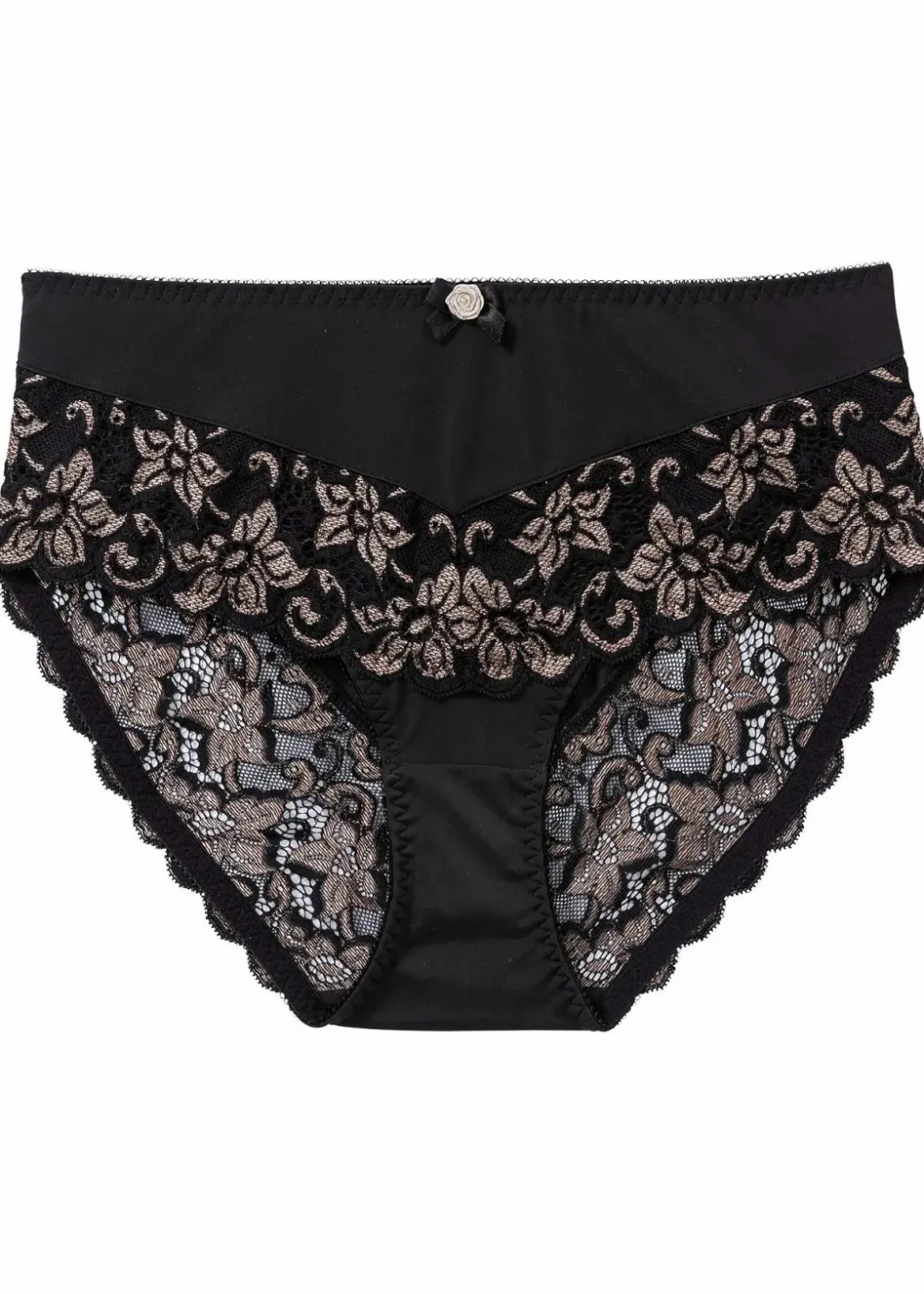 Outlet Maxislip mit zarter Spitze Damen Wäsche·Dessous|Wäsche·Höschen