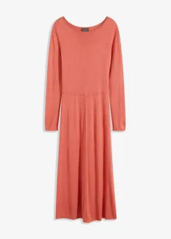 Damen bonprix Kleider|Strickmode|Maxi-Strickkleid aus Viskose-Mix