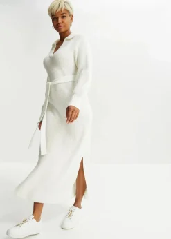 Best Maxi-Strickkleid mit Gürtel (2-tlg. Set) Damen Bekleidung·Umstandsmode|Strickmode