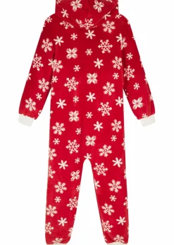 Kinder bonprix Jungen·Nachtwäsche|Mädchen·Nachtwäsche|Mädchen Fleece-Overall