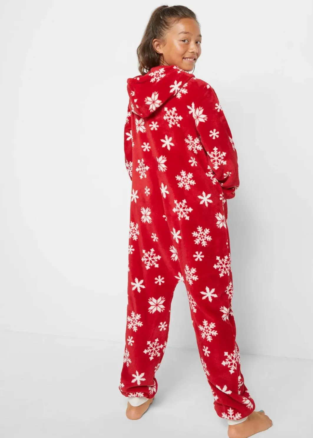 Kinder bonprix Jungen·Nachtwäsche|Mädchen·Nachtwäsche|Mädchen Fleece-Overall